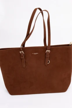 Camelowa Torebka zamszowa POXIO