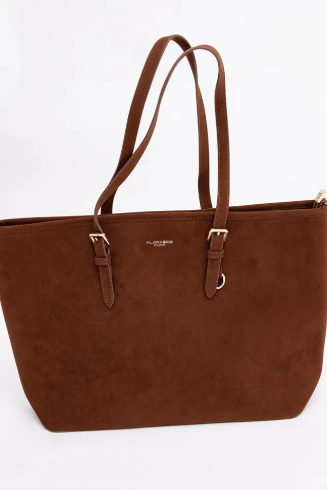 Camelowa Torebka zamszowa POXIO