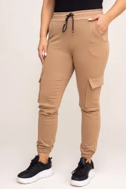 Camelowe Spodnie bojówki LENVI