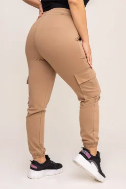 Camelowe Spodnie bojówki LENVI