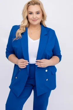 Chabrowa Marynarka dwurzędowa MEYVI