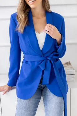 Chabrowa Marynarka z wiązaniem SAMAYO