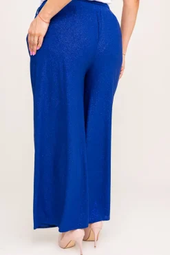 Chabrowe Spodnie kuloty brokatowe WIGIO