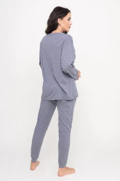 Ciemnoszara Piżama z długimi spodniami HEMENY