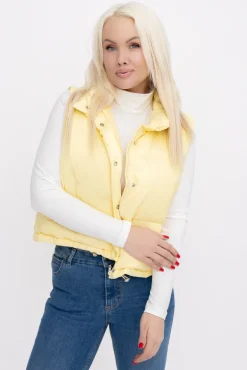 Cytrynowa Kamizelka ocieplana ALERVI