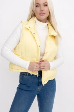 Cytrynowa Kamizelka ocieplana ALERVI