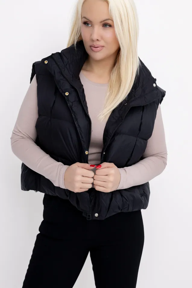 Czarna Kamizelka ocieplana REITEN