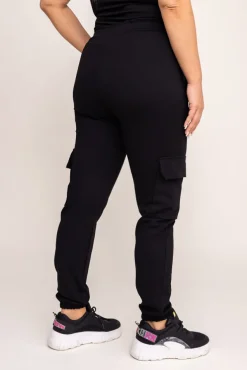 Czarne Spodnie bojówki LENVI