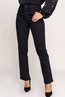 Czarne Spodnie Jeansowe NEVY