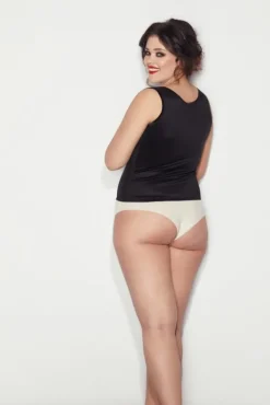 Czarny Gorset wyszczuplający TALIA PLUS Duże rozmiary