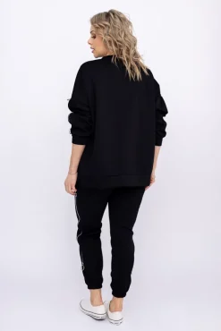 Czarny Komplet dresowy GALIANI