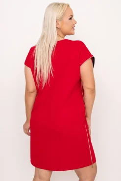 Czerwona Sukienka CARBONA