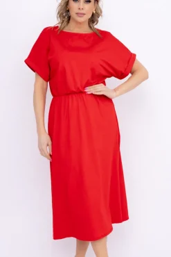 Czerwona Sukienka MARISTA