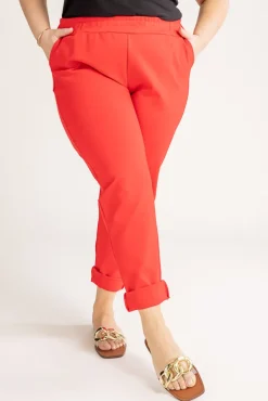 Czerwone Spodnie CINTA