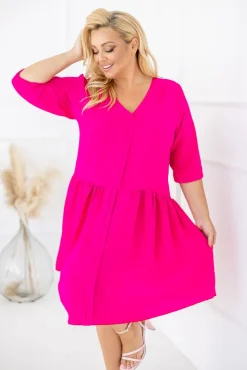 Fuksjowa Sukienka AMANTE