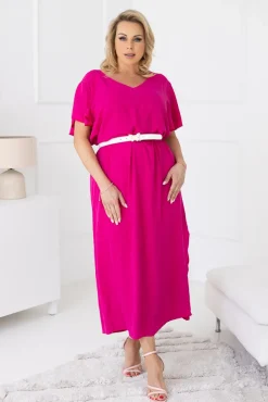 Fuksjowa Sukienka CASABLANCA