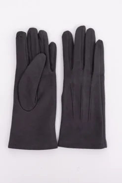 Grafitowe rękawiczki zamszowe VAYARI