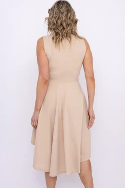 Jasnobeżowa Sukienka FORMINA
