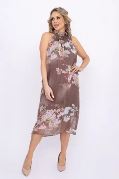 Jasnobrązowa Sukienka LOPEZA