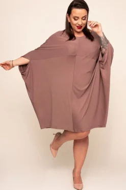 Kawowa Sukienka HERMI