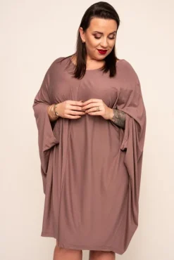 Kawowa Sukienka HERMI