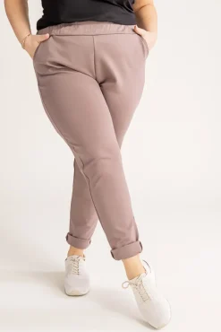 Kawowe Spodnie CINTA