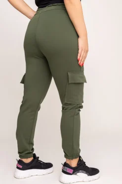 Khaki Spodnie bojówki LENVI