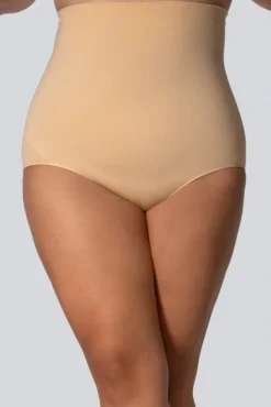 Majtki wyszczuplające HIGH-WAISTED SMOOTHWEAR CHAMPAGNE PEARL