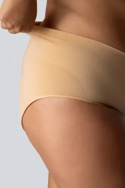 Majtki wyszczuplające MID-WAISTED SMOOTHWEAR CHAMPAGNE PEARL