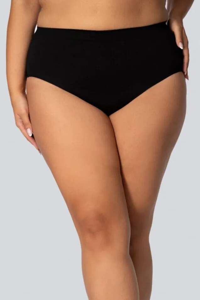 Majtki wyszczuplające MID-WAISTED SMOOTHWEAR ONYX