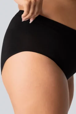 Majtki wyszczuplające MID-WAISTED SMOOTHWEAR ONYX