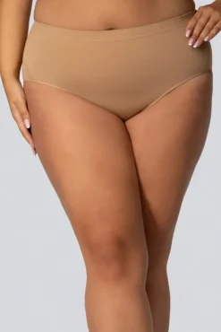 Majtki wyszczuplające MID-WAISTED SMOOTHWEAR GOLDEN PEARL