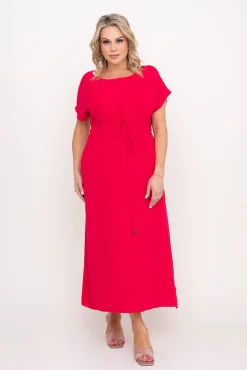 Malinowa Sukienka PIRMENO