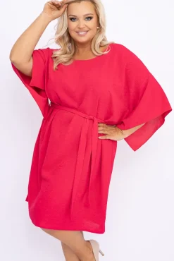 Malinowa Tunika kimono LUNDIA