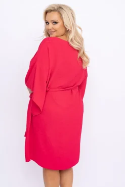 Malinowa Tunika kimono LUNDIA