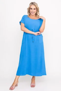 Niebieska Sukienka PIRMENO