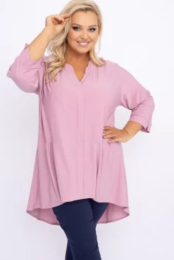 Pudroworóżowa Bluzka brokatowa VERONI