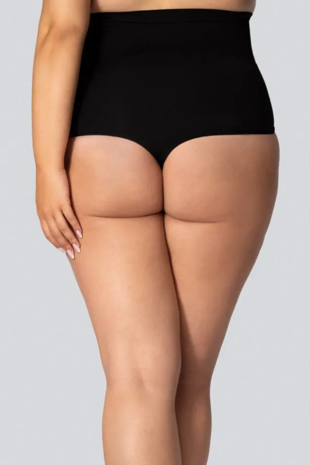 Stringi wyszczuplające HIGH-WAISTED SMOOTHWEAR ONYX