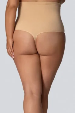 Stringi wyszczuplające HIGH-WAISTED SMOOTHWEAR CHAMPAGNE PEARL