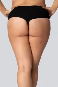 Stringi wyszczuplające MID-WAISTED SMOOTHWEAR ONYX