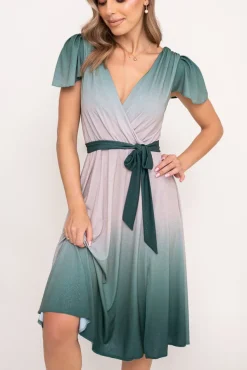 Sukienka brokatowa VERVENO Wzór 5