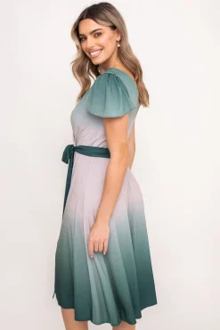 Sukienka brokatowa VERVENO Wzór 5