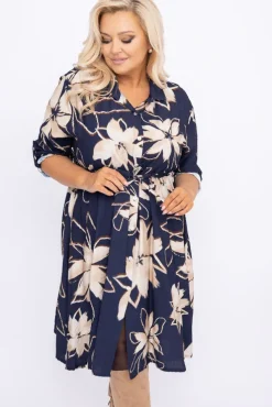 Sukienka koszulowa AUTUMNO Wzór 4