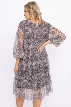 Sukienka siateczkowa PERMI Wzór 1