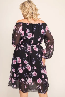 Sukienka szyfonowa ORKUZI Wzór 2