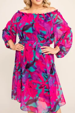 Sukienka szyfonowa ORKUZI Wzór 6