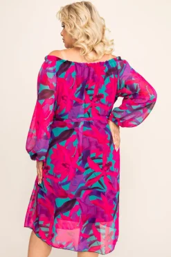 Sukienka szyfonowa ORKUZI Wzór 6