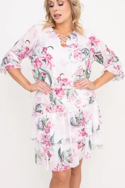 Sukienka szyfonowa ROSETTI Wzór 1