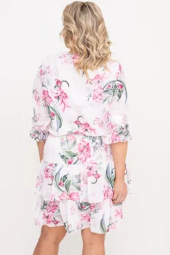 Sukienka szyfonowa ROSETTI Wzór 1