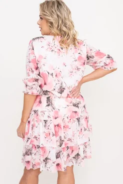 Sukienka szyfonowa ROSETTI Wzór 2